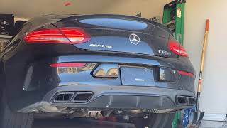 C63s cold start exhaust [upl. by Olecram239]