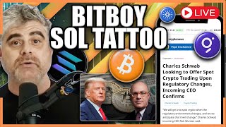 SEC Emergency XRP Settlement Looming Bitboy Gets SOLANA AllTime High Tattoo [upl. by Akenaj]