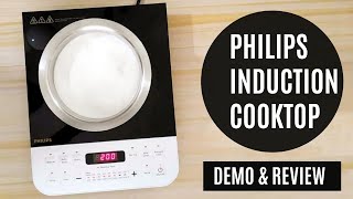 Philips Induction Cooker Demo and Review  How to use Philips Induction  Best Induction Cooktop [upl. by Bourne]