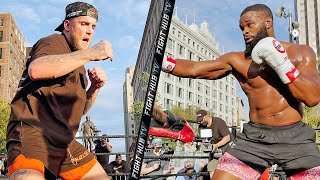 JAKE PAUL VS TYRON WOODLEY  WORKOUT COMPARISON  PAUL VS WOODLEY FIGHT [upl. by Amak]