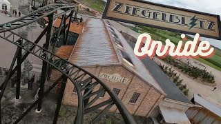 ZIEGELBLITZ Onride  Jaderpark 2024  New Rollercoaster 🧱⚡ [upl. by Spooner]