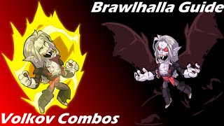 Brawlhalla Guide  Easy Volkov combos [upl. by Arriaes570]