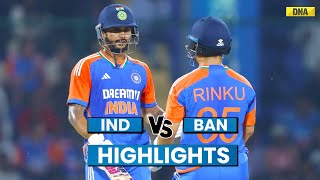 IND Vs BAN Highlights 2nd T20 India Wins By 86 runs Secures Series Win Against Bangladesh Cricket [upl. by Pillihp]