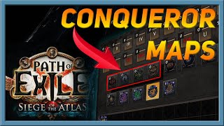 Conqueror Maps Div Cards and MORE Teaser Roundup 1 PoE 317 Siege of the Atlas [upl. by Attenev]