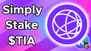 How to Stake TIA in just 2 minutes w Keplr Wallet [upl. by Cheney]