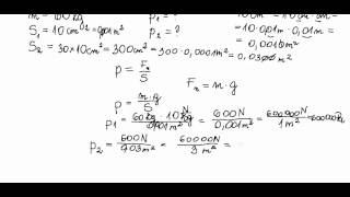 Fizyka  Ciśnienie parcie siła wyporu  zadania cz1 [upl. by Annohsak]