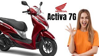 New Honda Activa 7G 2024 Model Price Features Activa new 2024 Model [upl. by Eilra]