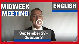 JW English Midweek Meeting 2021 Midweek Meeting September 27–October 3 [upl. by Scammon259]