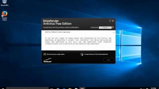 ✔️ Windows 10  Best Free Antivirus for Windows 10  Install FREE Bitdefender Antivirus [upl. by Nylirret138]