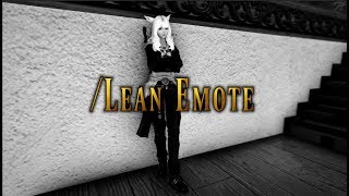 FFXIV Lean Emote  Patch 511 [upl. by Aliac]