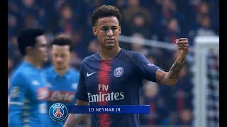 HD Neymar  SSC Naples  Ligue des Champions 24102018 FIFA19 [upl. by Burkle596]