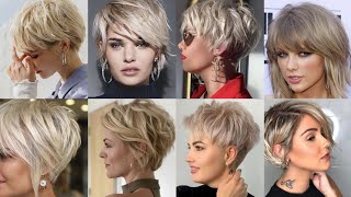 short choppy hair edgy messy pixie bob hairstyles 2023  Latex short hair fashion [upl. by Muna]