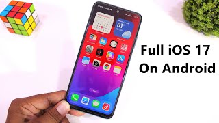 Best iOS 17 Launcher  Convert Android To iOS 17  Complete Setup [upl. by Alrahc]