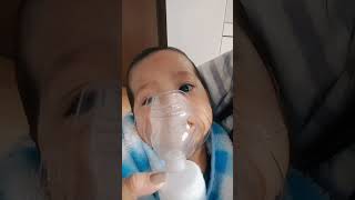 João fazendo nebulização 💜 fibrosecistica [upl. by Carlotta]