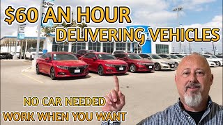 60 AN HOUR DELIVERING VEHICLESEasy side hustle [upl. by Immij]