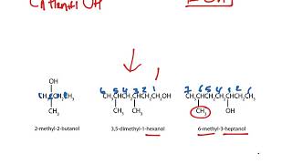 naming alcohols [upl. by Nalak]