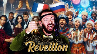 NOUVEL AN  RÉVEILLON France VS Russie [upl. by Stichter]