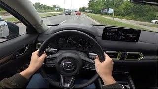 2022 Mazda CX5 SkyactivG 25 AWD AT 194 hp POV Test ride 17 CARiNIK [upl. by Rockafellow686]