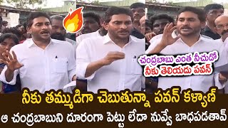 YS Jagan Unexpected Comments On Pawan Kalyan  Chandrababu  TDP  Political Qube [upl. by Rochella]