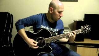 Aerosmith Cryin Fingerstyle Guitar Pass2hoff Vasya [upl. by Ailefo]