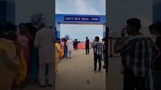 Naval Day celebration At puri Beach navyday navalacademy naval ytshorts shortvideo [upl. by Pouncey453]