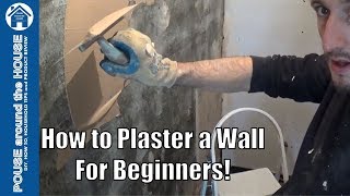 How to plaster a wall a beginners guide Plastering made easy for the DIY enthusiast [upl. by Pillyhp]