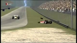 1970 monza Incident Rindt recostraction in 3D [upl. by Roselane]