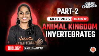 Animal kingdom invertebrates part2  NEET 2025  CBSE  in Telugu  Sangeetha Maam [upl. by Franciskus243]