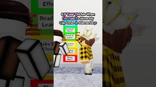 School Chart 🔥 razorofficial roblox robloxanimation [upl. by Yleen495]