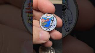 Why is this Quarter Painted coins coin coincollecting money coinrollhunting [upl. by Dobb]