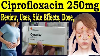 Ciprofloxacin tablets 250 mg uses  Review Cyrocin 250mg tablet uses in urdu  Dose Side Effects [upl. by Corry]