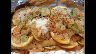 THROWBACK RECIPE QUICK amp EASY FOIL FISH POCKETS  RECIPE IS AVAILABLE NOW [upl. by Aradnahc]