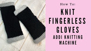 How To Knit Fingerless Gloves  Easy for Beginners Knit [upl. by Farrand]