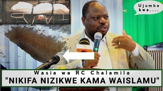 NIKIFA NIZIKWE KAMA WAISLAMU  Wasia wa MhChalamila [upl. by Rosenfeld]