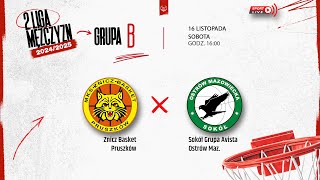 Znicz Basket Pruszków  Sokół Grupa Avista Ostrów Maz 2 LM [upl. by Sikras]