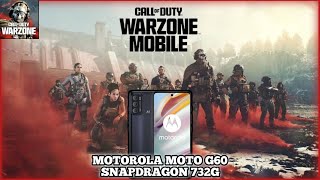 Gaming Test Warzone MobileMotorola Moto G60Snapdragon 732G Resurgimiento [upl. by Barbour]