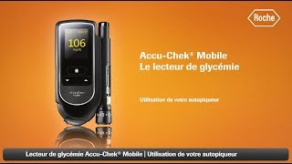 Comment utiliser lautopiqueur AccuChek Fastclix de votre lecteur de glycémie AccuChek Mobile [upl. by Pandich]