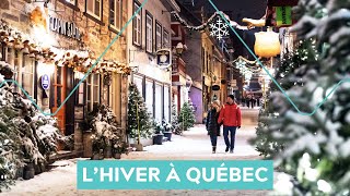 Québec en hiver  Votre meilleure destination vacances [upl. by Chee]