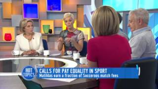 Calls For Pay Equality In Sport [upl. by Annahoj]