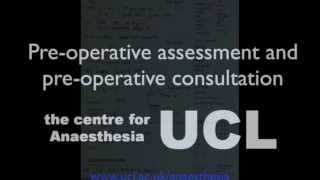 Anaesthetic preoperative assessment and the preoperative visit [upl. by Horick177]