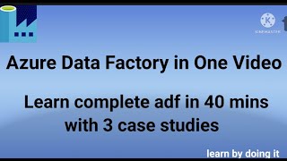 Azure Data Factory in One Video  Real time end to end azure data engineer project [upl. by Nanfa]
