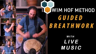 Wim Hof Method Breathwork with Live Music [upl. by Ayaj]