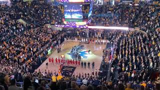 PHS A Cappella Choir sings the National Anthem at WVU 22920 [upl. by Don]