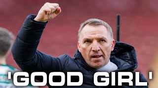 GOOD GIRL BRENDAN RODGERS ENDS INTERVIEW WITH BIZAREE COMMENT AS TITLE FIGHT MAKES HIM SWEAT [upl. by Dimo]