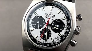 Zenith Chronomaster Revival El Primero 03A38440021M384 Zenith Watch Review [upl. by Leinehtan]