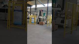 Automatic Palletizer Machine for Box Bag buckets Stacking Rice Cement Wood Pallets Robot Palletizer [upl. by Fax]