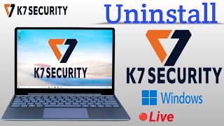 How To Uninstall K7 Total Security In Windows  K7 Total Security [upl. by Ahseital]