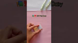 📚🎀DIY Mini Diary  miniature craft   shorts diy craftideas [upl. by Wilbur]