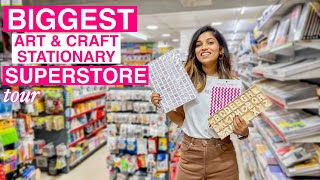 BIGGEST Art amp Craft Stationary Superstore  Anupam Store [upl. by Ecnaled]