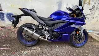 Yamaha R25 6 Farklı egzoz Sesi Akrapoviç Tiger Mivv [upl. by Boigie305]